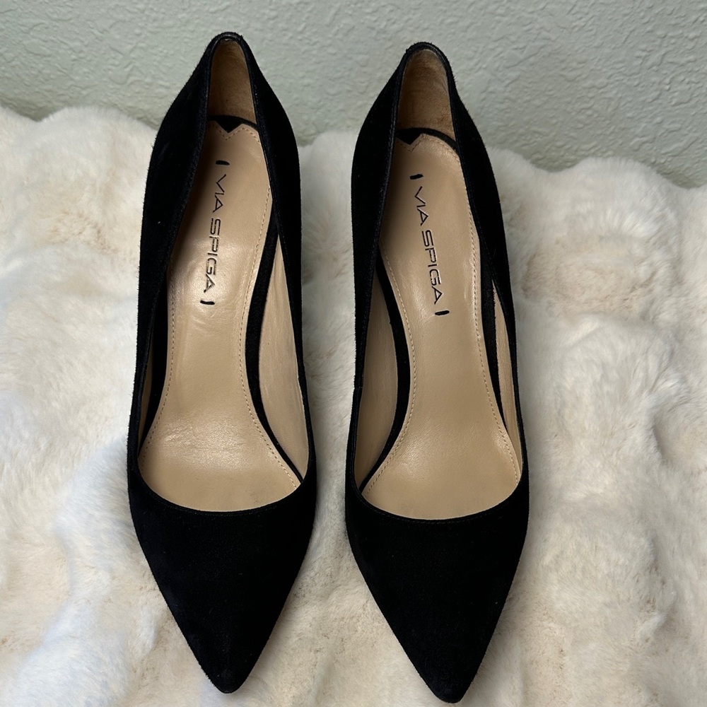 Via Spiga Suede High Heels